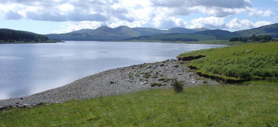 Loch Doon shingle beach image