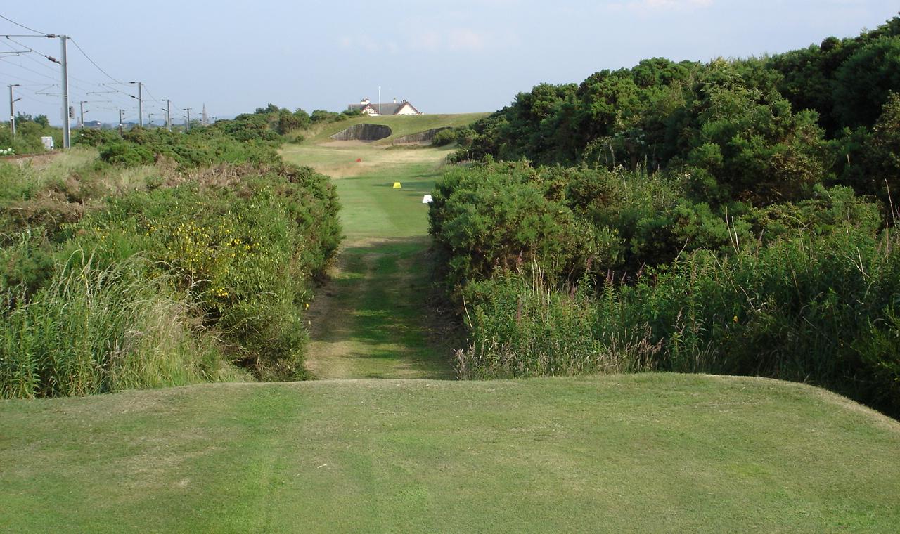 Irvine Golf Club 18th tee