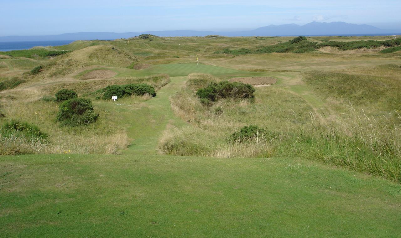 Royal Troon 8th tee Postage Stamp