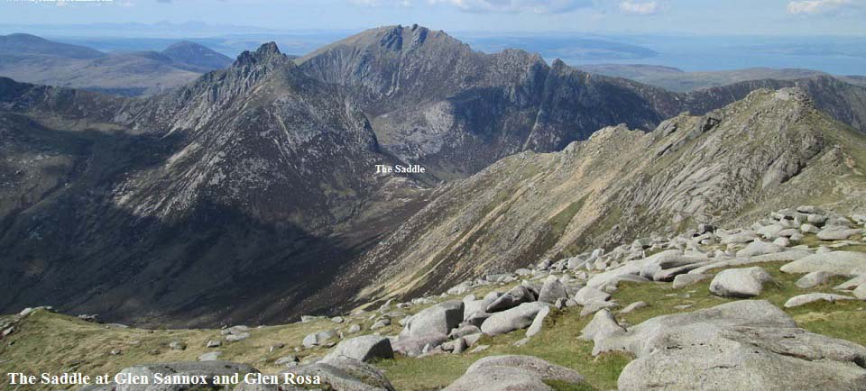 The Saddle mountain trail Arran image