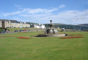 Largs south promenade Campbell Fountain image