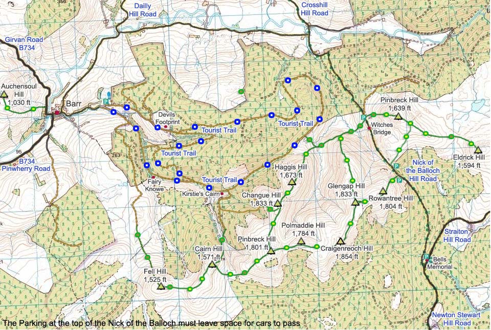 Pinbreck Hill Map image