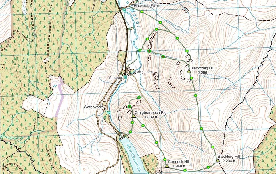 Blackcraig Hill Map image