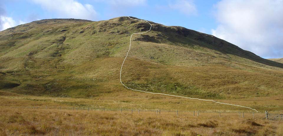 Cairnsgarroch east side steep route image