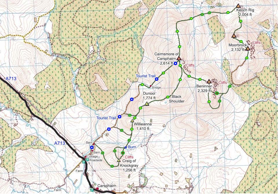 Cairnsmore of Carsphairn map image