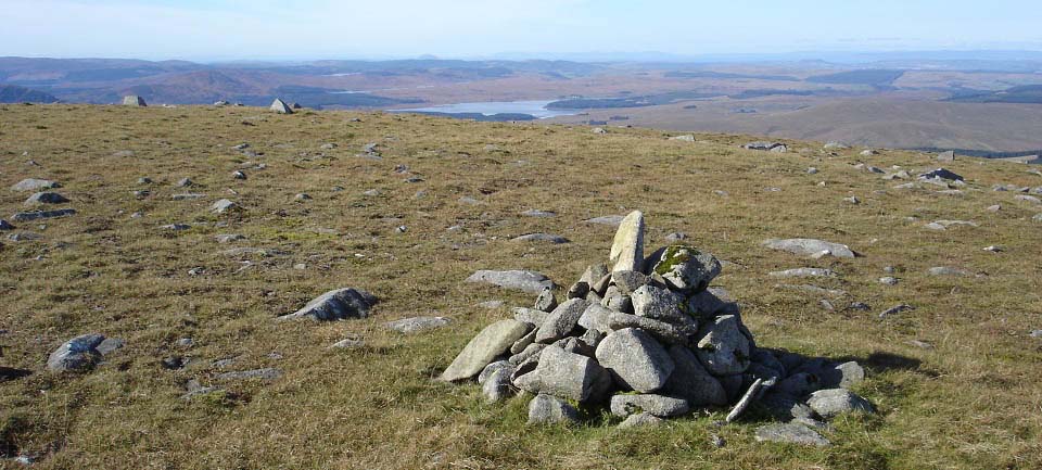 Cairnsmore of Carsphairn west side cairn image