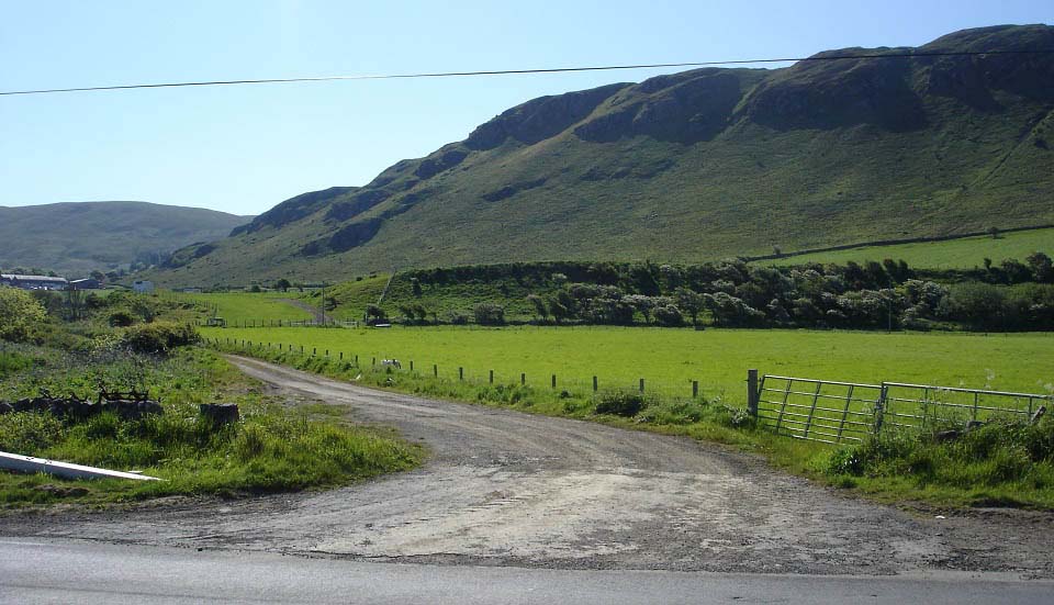 Girvan hills walking route image