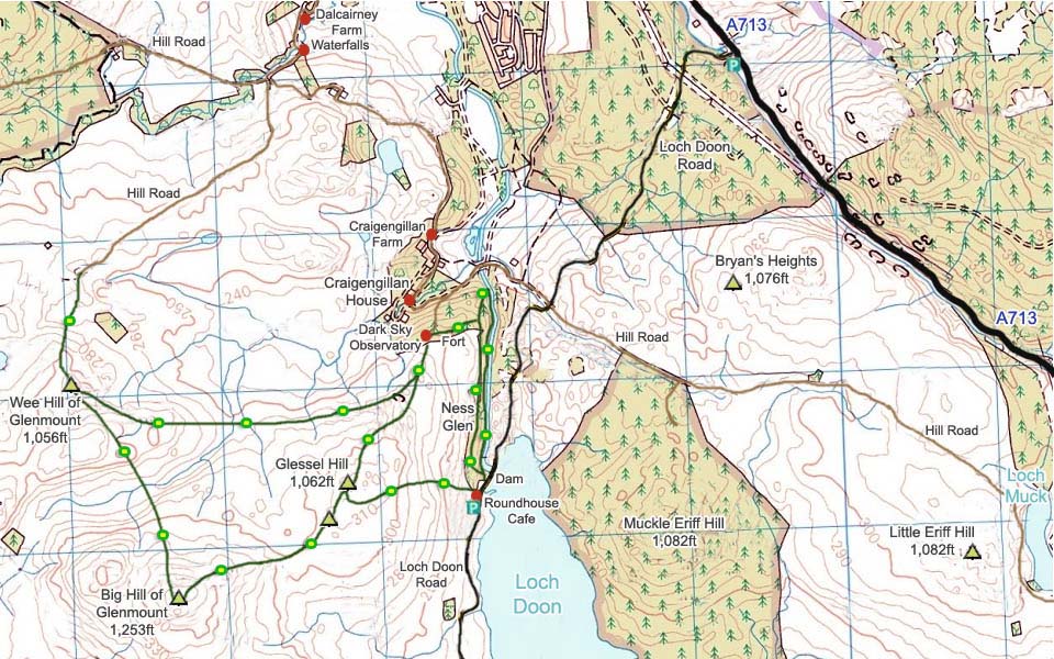 Glessel Hill Map image