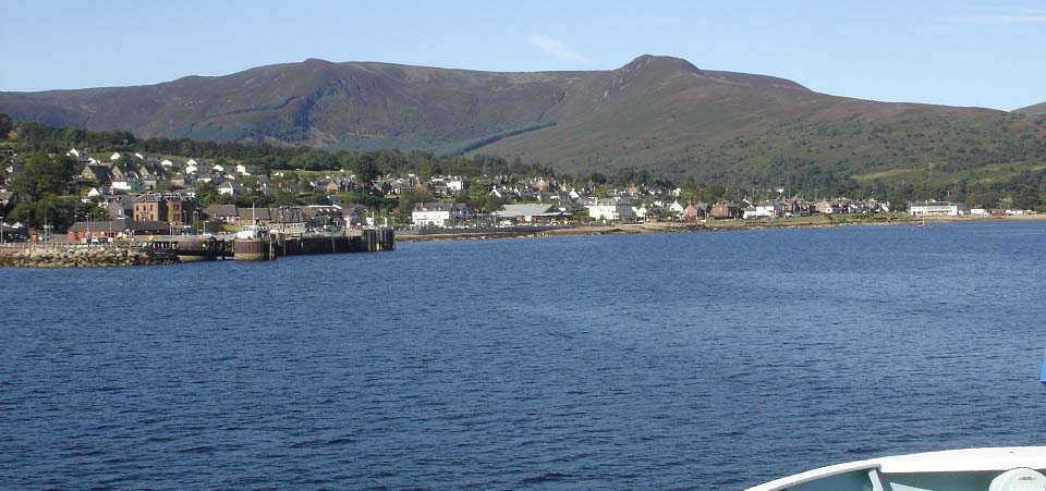 Brodick from the Arran Ferry image