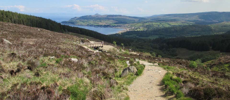 Goat Fell hiking bridge image