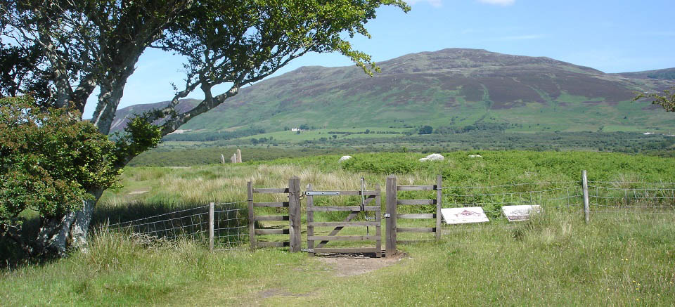 Machrie Moor information boards image