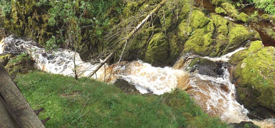 Stinchar Falls form above image