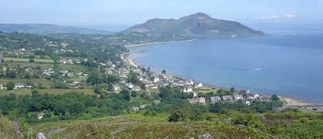 Whiting Bay from the Giants Grave